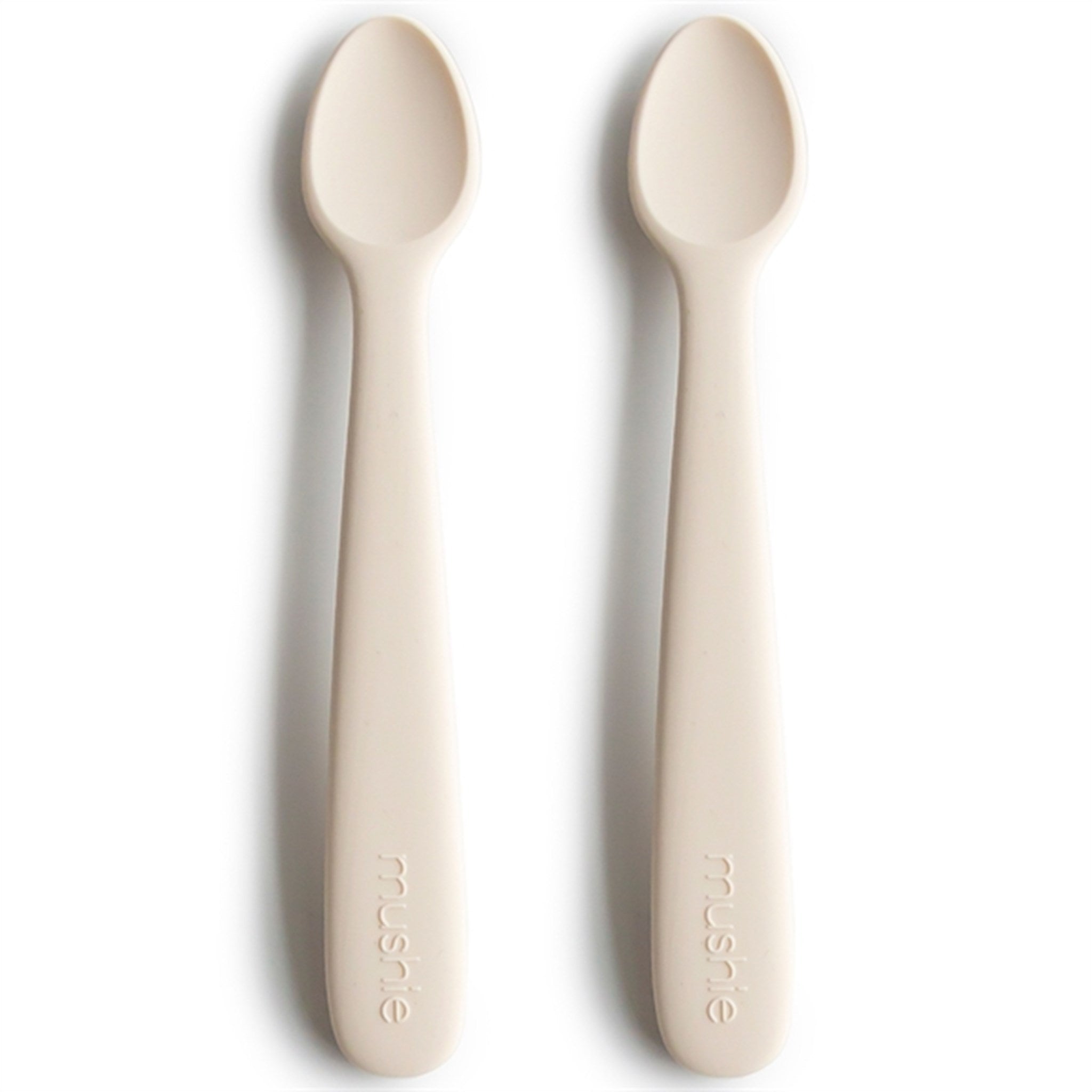Mushie Silicone Spoons 2-pack Ivory