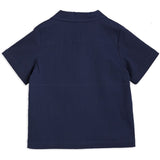 Mini Rodini Pelican Woven Shirt Blue 4