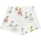 Mini Rodini Sailing Boats AOP Shorts White 4