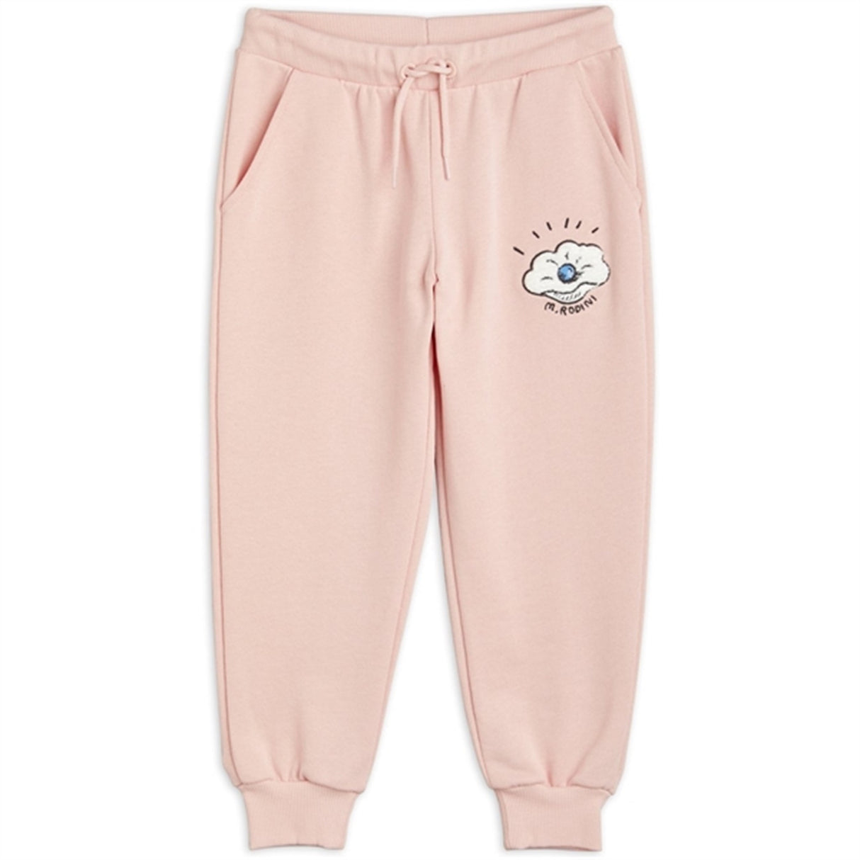 Mini Rodini Seashell Chenille Emb Sweatpants Pink