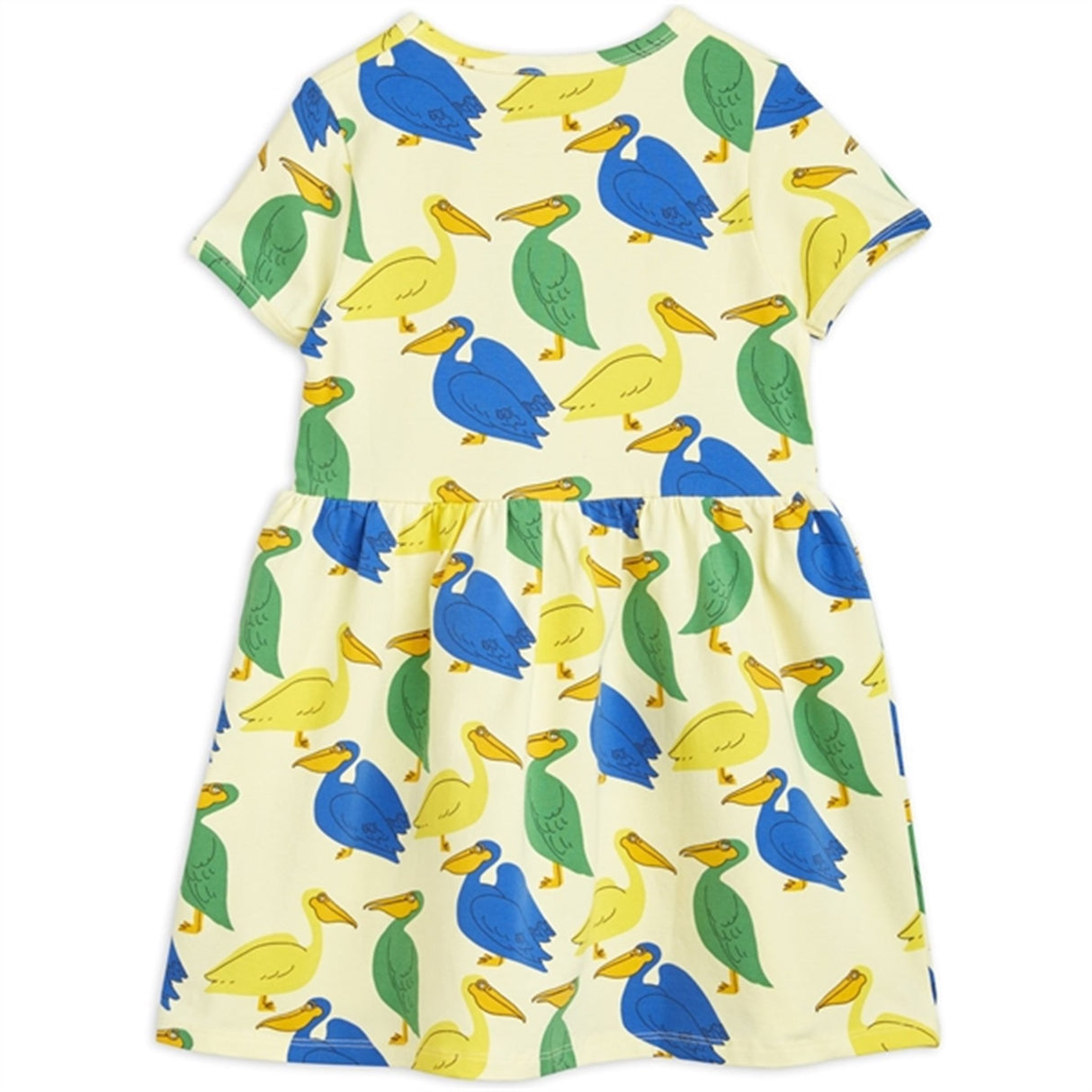 Mini Rodini Pelican AOP Dress Yellow 4