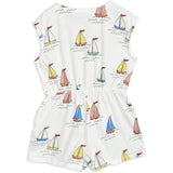 Mini Rodini Sailing Boats Aop Summersuit White 5