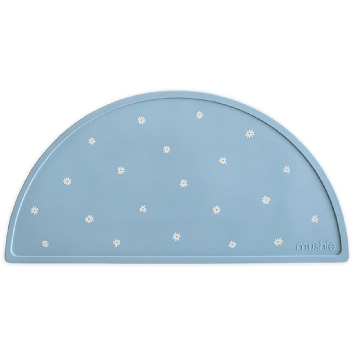 Mushie Silicone Mat White Daisy