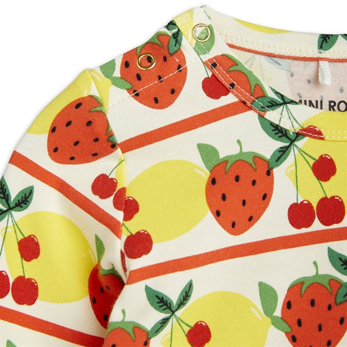 Mini Rodini Fruits Aop Ls Body Multi 2