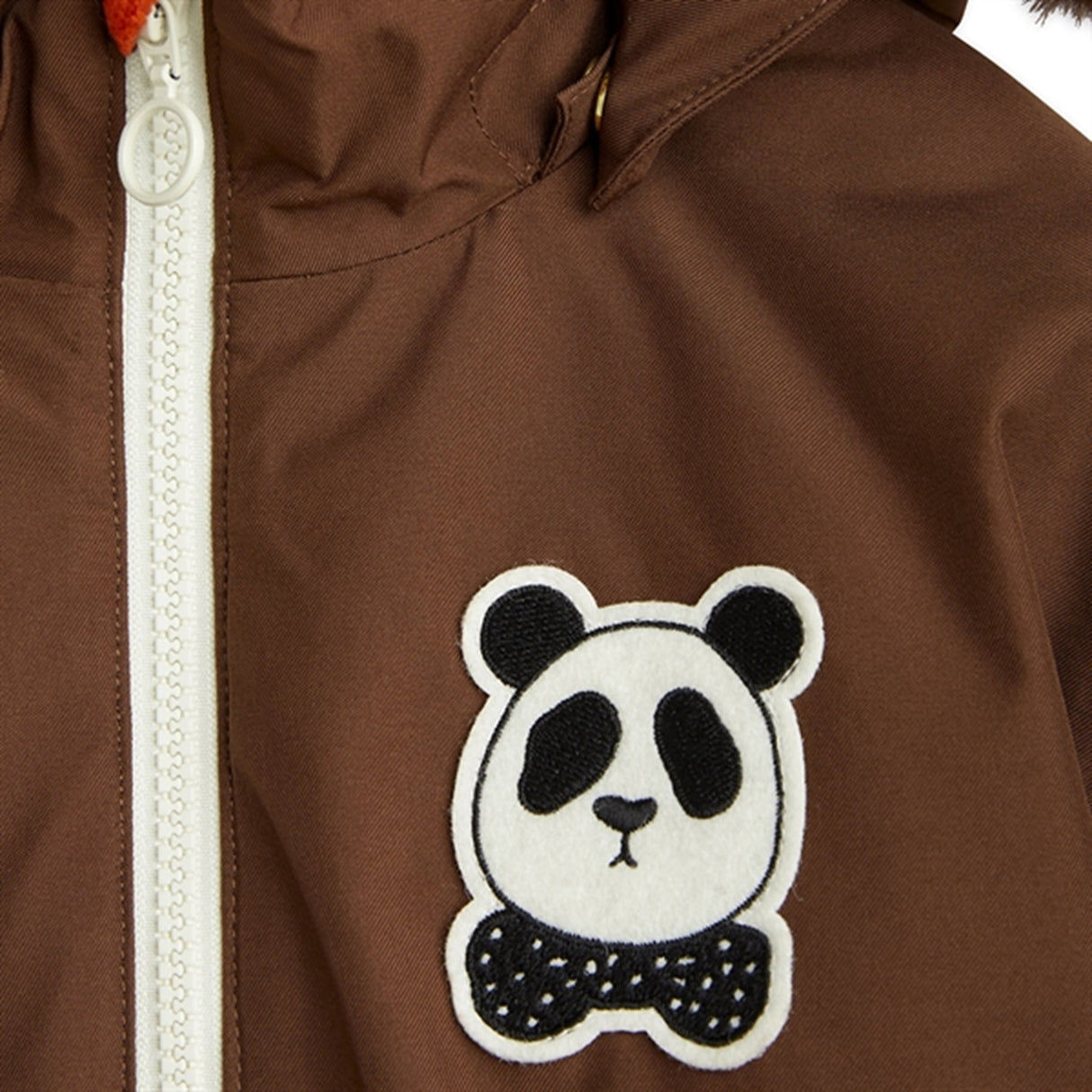 Mini Rodini Panda Soft Ski Jacket Brown 4