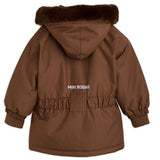 Mini Rodini Panda Soft Ski Jacket Brown 2