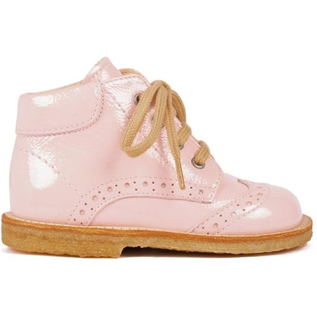 Angulus Shoe With Laces Pale Rose