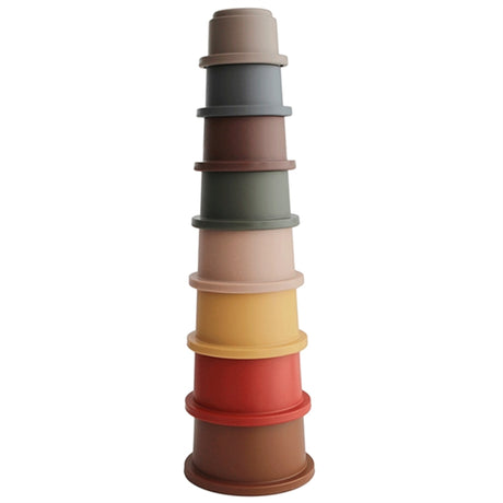 Mushie Stacking Cups Retro