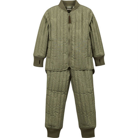 En Fant Thermal Set AOP Moss Green