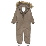 En Fant Snow Suit m. Faux Fur Chocolate Chip 3