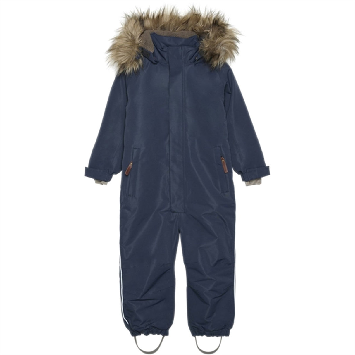 En Fant Snow Suit m. Faux Fur Parisian Night