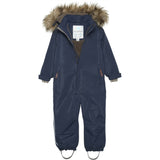 En Fant Snow Suit m. Faux Fur Parisian Night 4