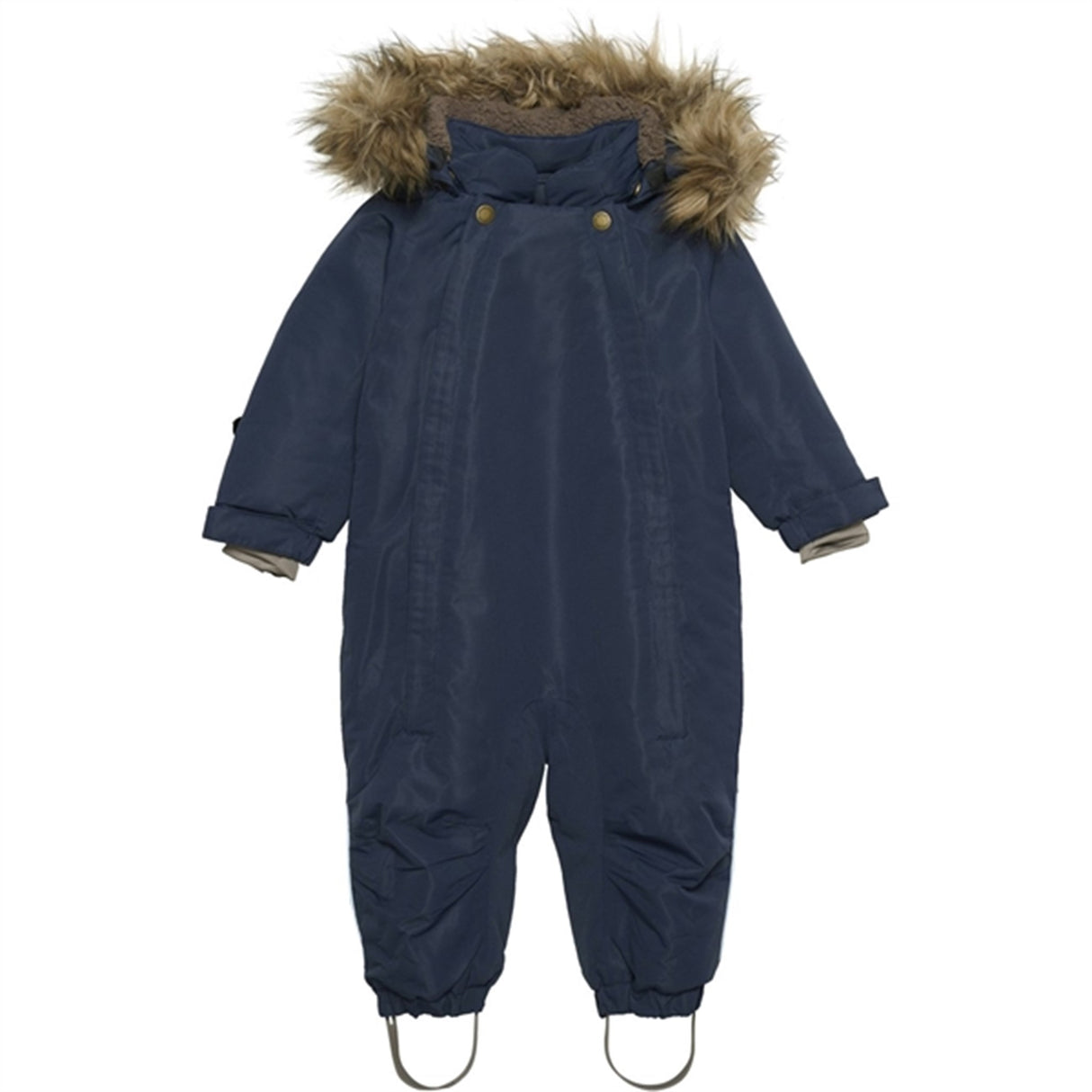 En Fant Snow Suit m. Faux Fur Parisian Night