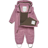 En Fant Snow Suit Glitter Mesa Rose 4