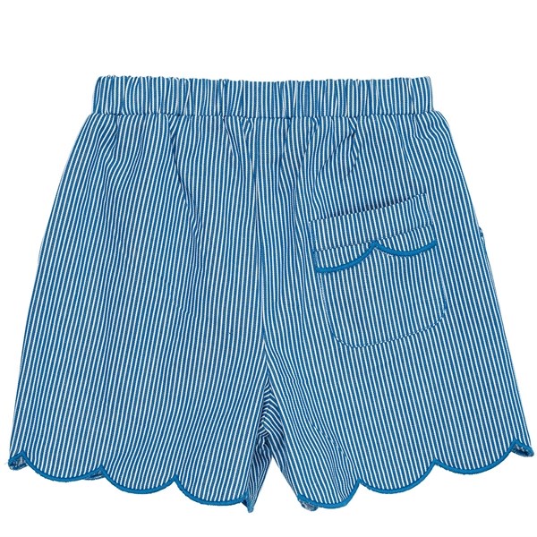 Copenhagen Colors Sharp Blue Stripe Shorts w. Deco 4