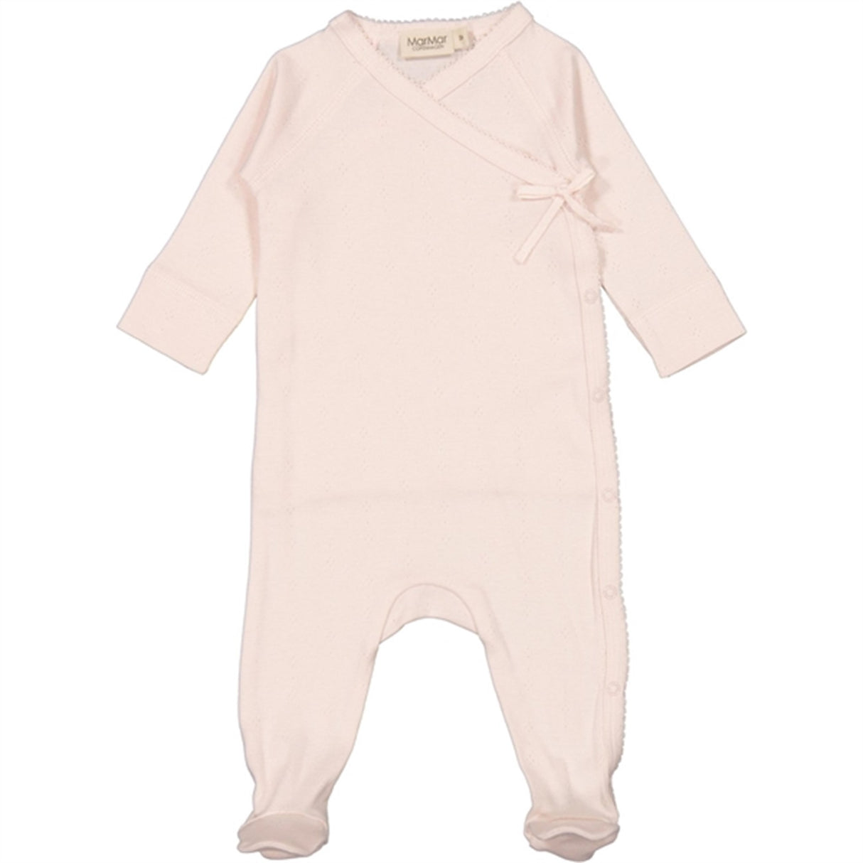 MarMar New Born Modal Pointelle Pink Dahlia Rubetta Romper