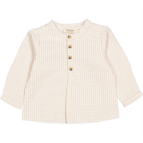 MarMar Grey Sand Gingham Totoro Shirt