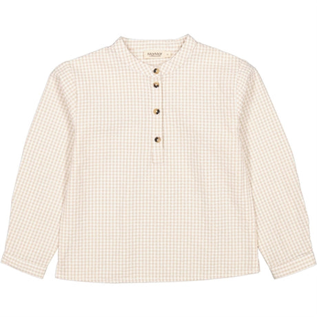 MarMar Grey Sand Gingham Tokyo Shirt