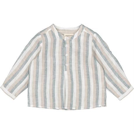 MarMar Dusty Blue Stripe Totoro Shirt