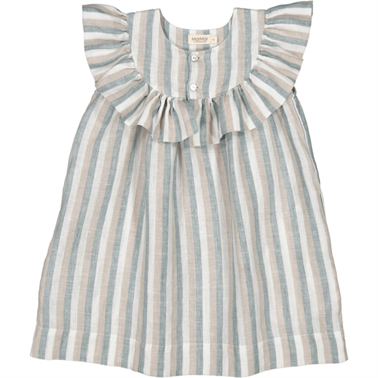 MarMar Dusty Blue Stripe Drussa Dress