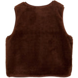 Mini Rodini Bloodhound Faux Fur Vest Brown 2