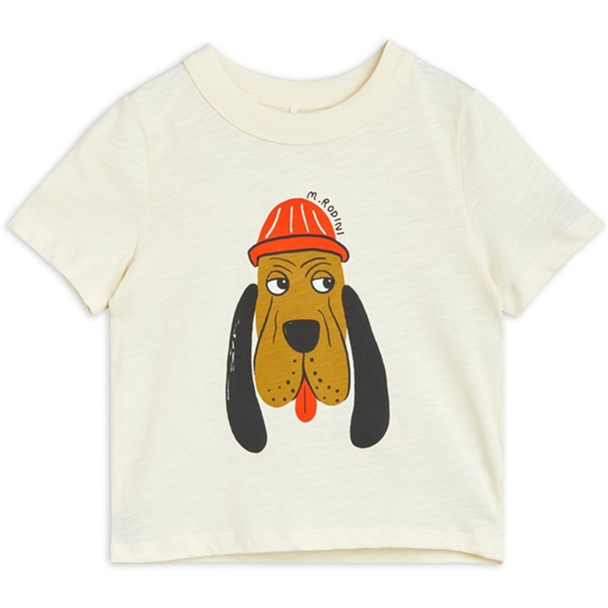 Mini Rodini Bloodhound Sp T-shirt Offwhite
