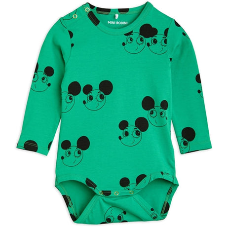 Mini Rodini Ritzrats Aop Body Green