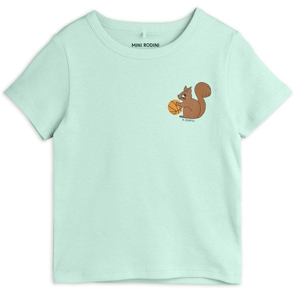 Mini Rodini Green Squirrel Sp T-shirt