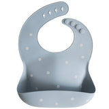 Mushie Silicone Bib White Daisy