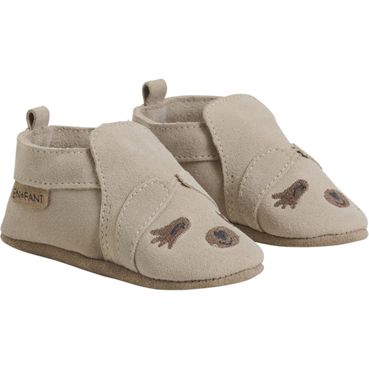 En Fant Slippers Suede Cement