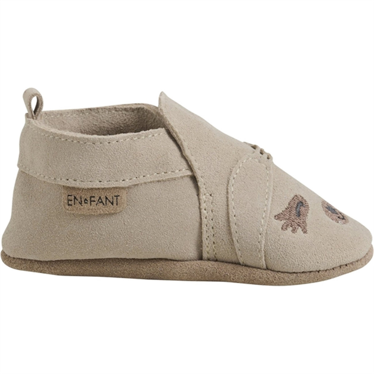 En Fant Slippers Suede Cement 2