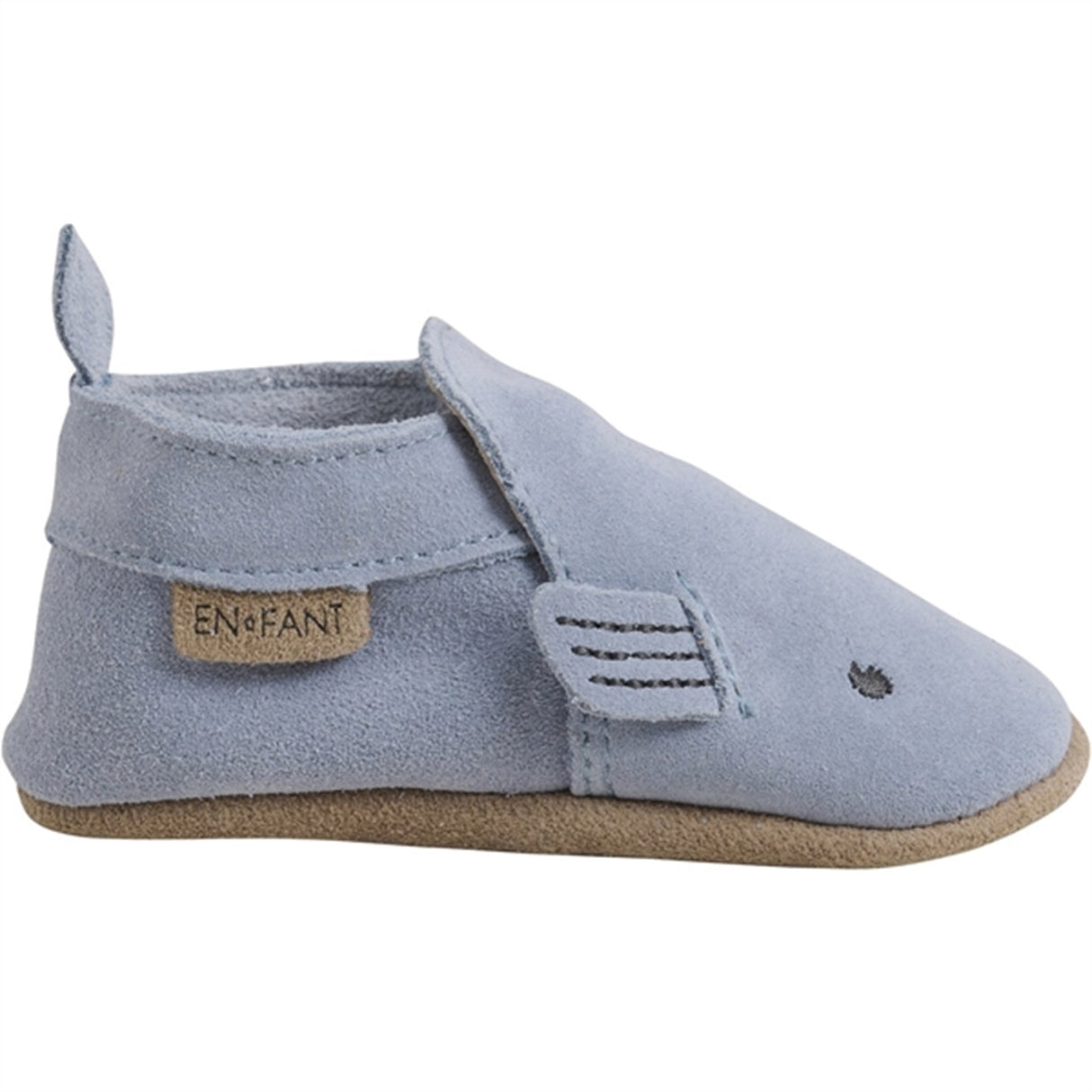 En Fant Slippers Suede Dusty Blue 2