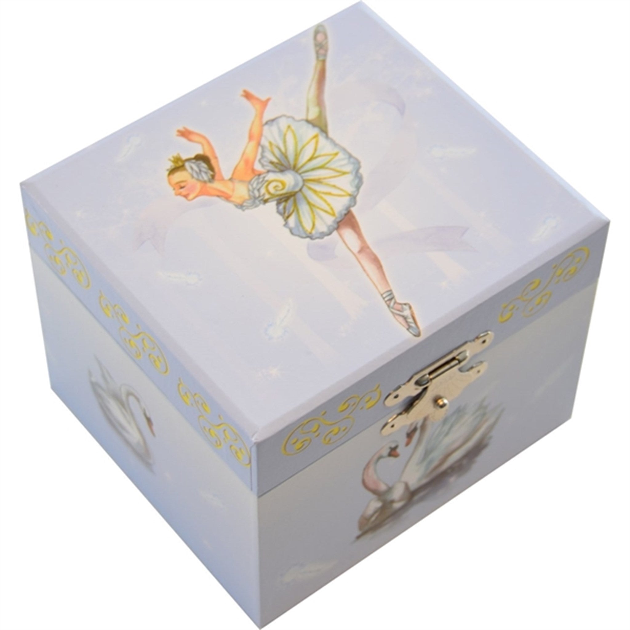 Magni Jewelry Box Swans With Music 2