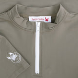 Petit Crabe Taupe Max Half Zip Swim Shirt 4