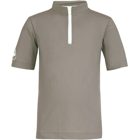 Petit Crabe Taupe Max Half Zip Swim Shirt