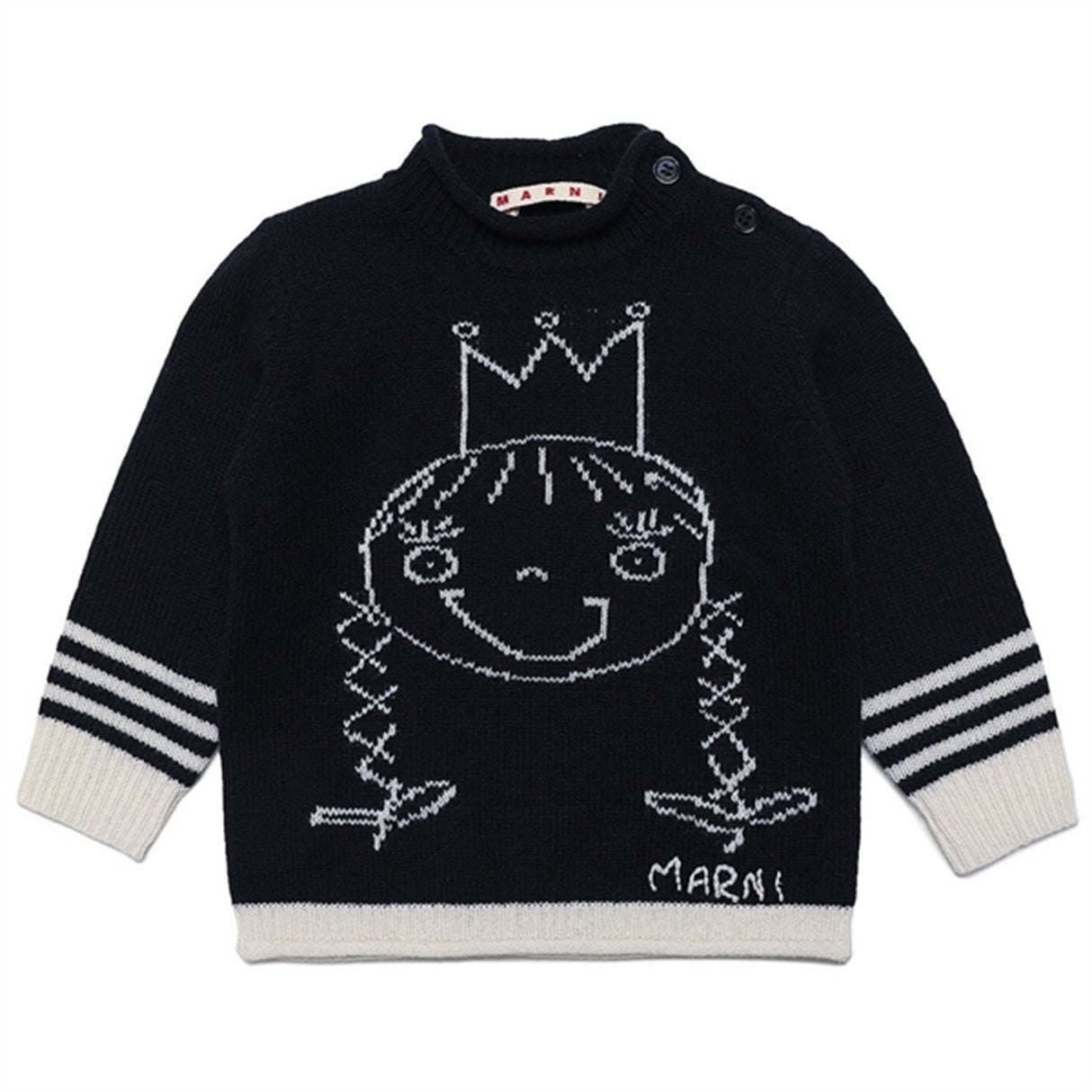 Marni Blue Navy Knit