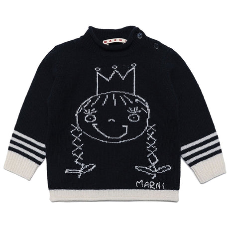 Marni Blue Navy Knit