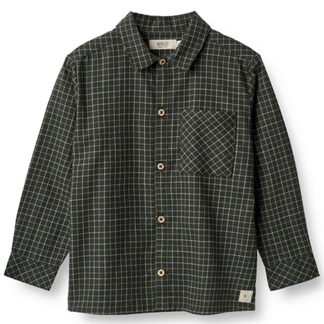 Wheat Black Coal Check Shirt Oscar