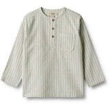 Wheat Aquablue Stripe Shirt Bjørk