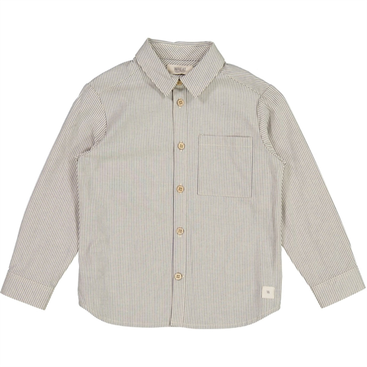 Wheat Classic Blue Stripe Lasse Shirt