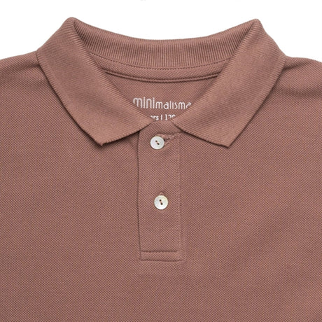 Minimalisma Eiven Polo T-shirt Brownie 2