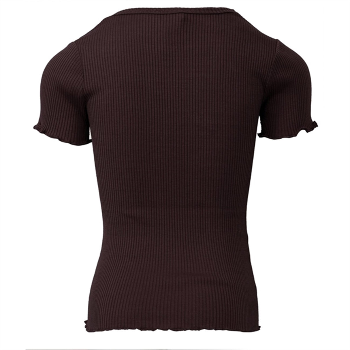 Minimalisma Blomst T-shirt Dark Brown Cacao