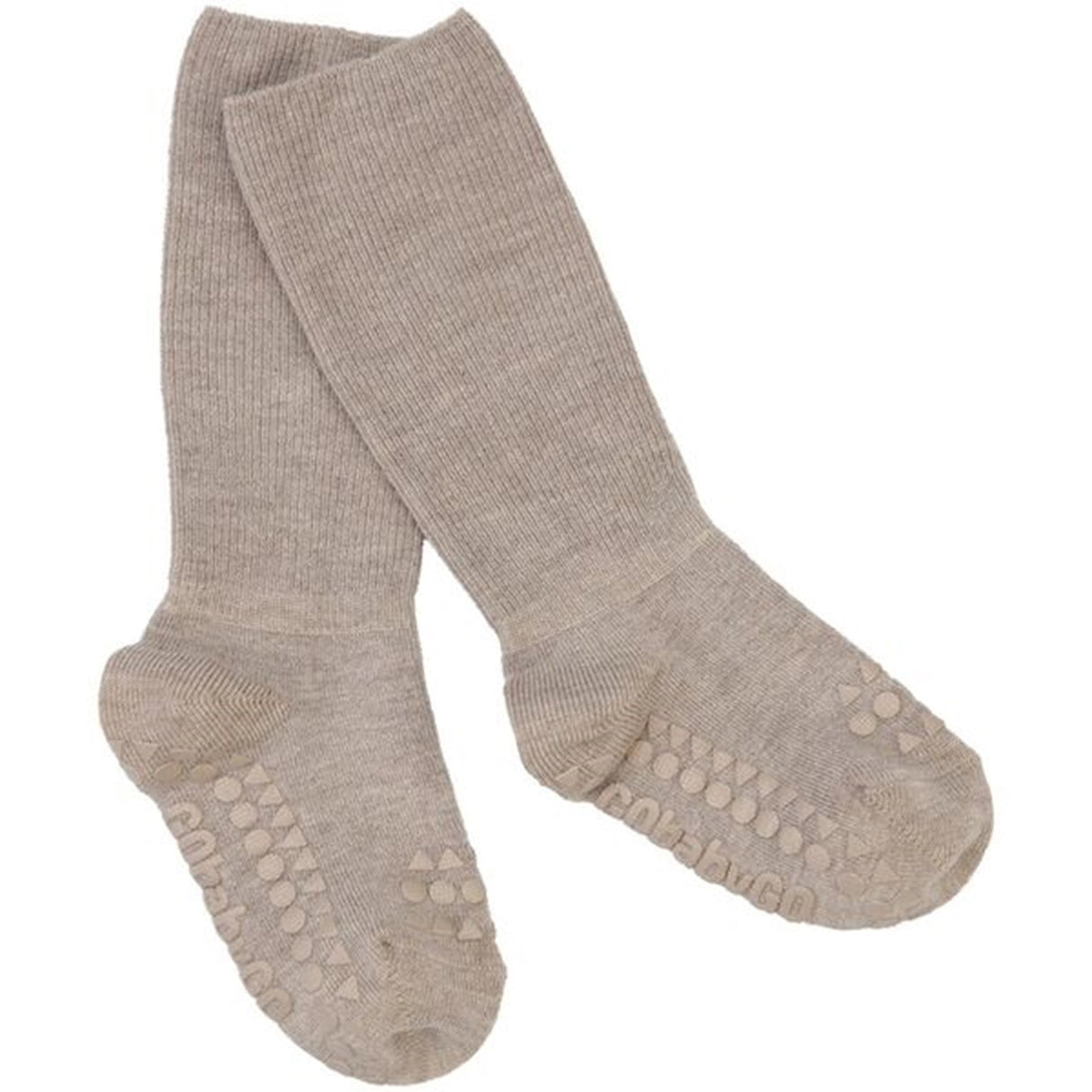 GObabyGO Bamboo Socks Antislip Sand 2