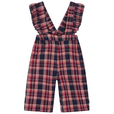 Hust & Claire Mini Teaberry Tia Overalls