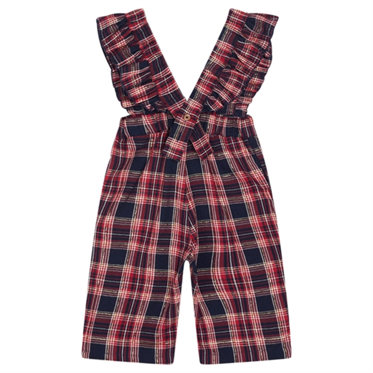 Hust & Claire Mini Teaberry Tia Overalls 2