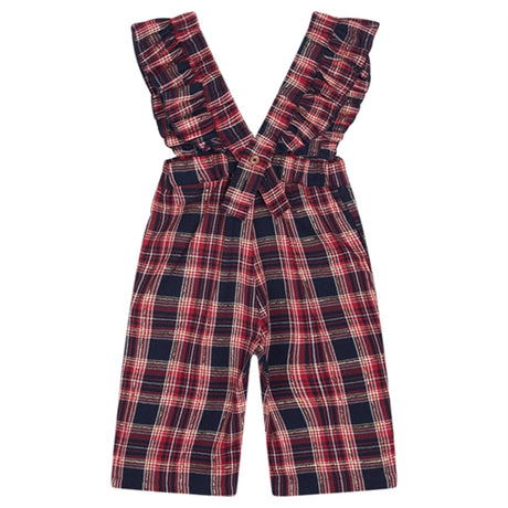 Hust & Claire Mini Teaberry Tia Overalls 2