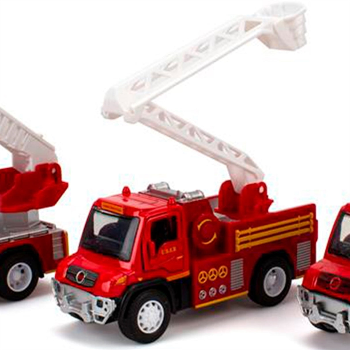 Magni Fire Truck Models With Sound And Light Two-Way Crane