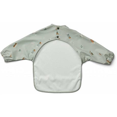 Liewood Merle Cape Bib Vehicles/Dove Blue Mix