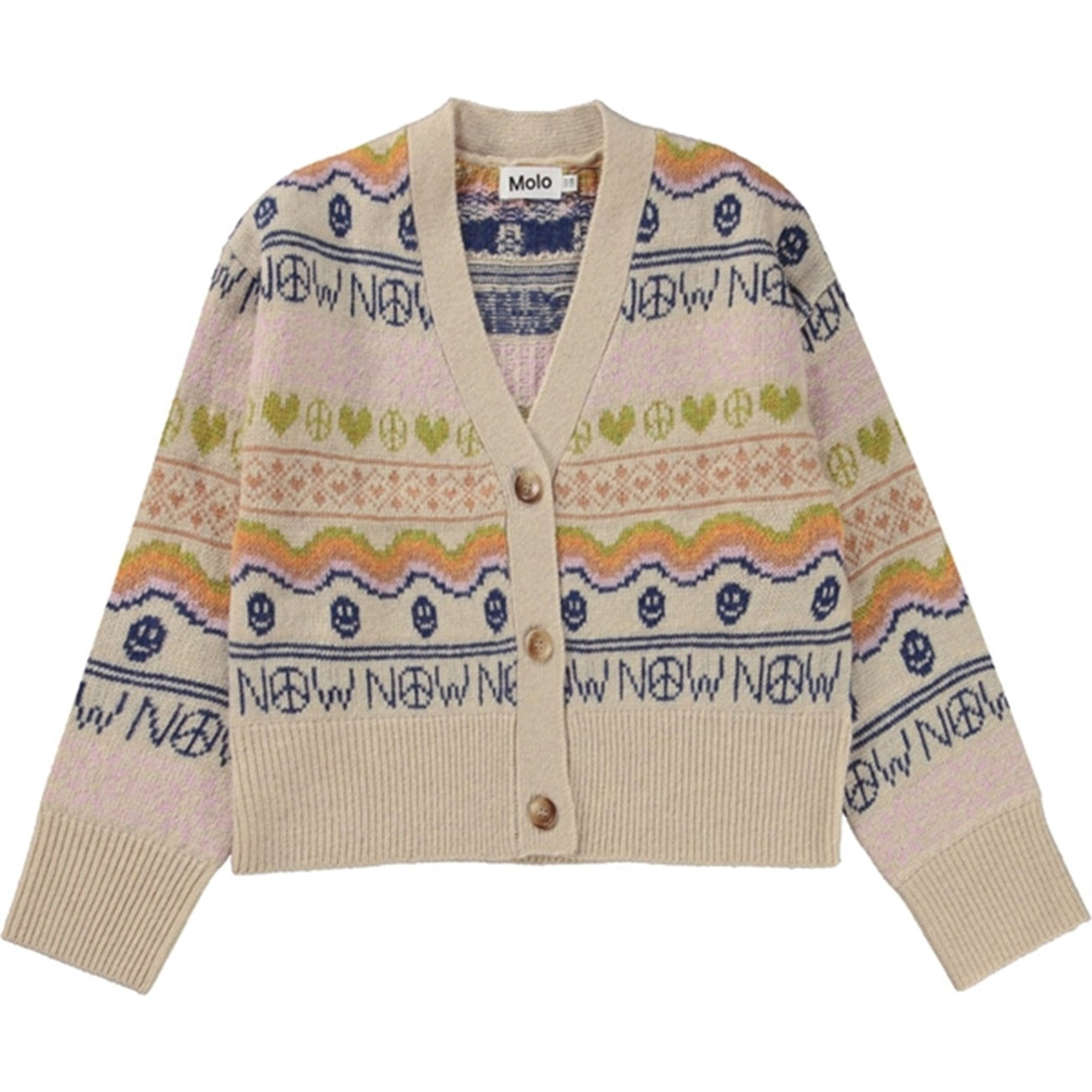 Molo Peace Now Knit Gilly Cardigan