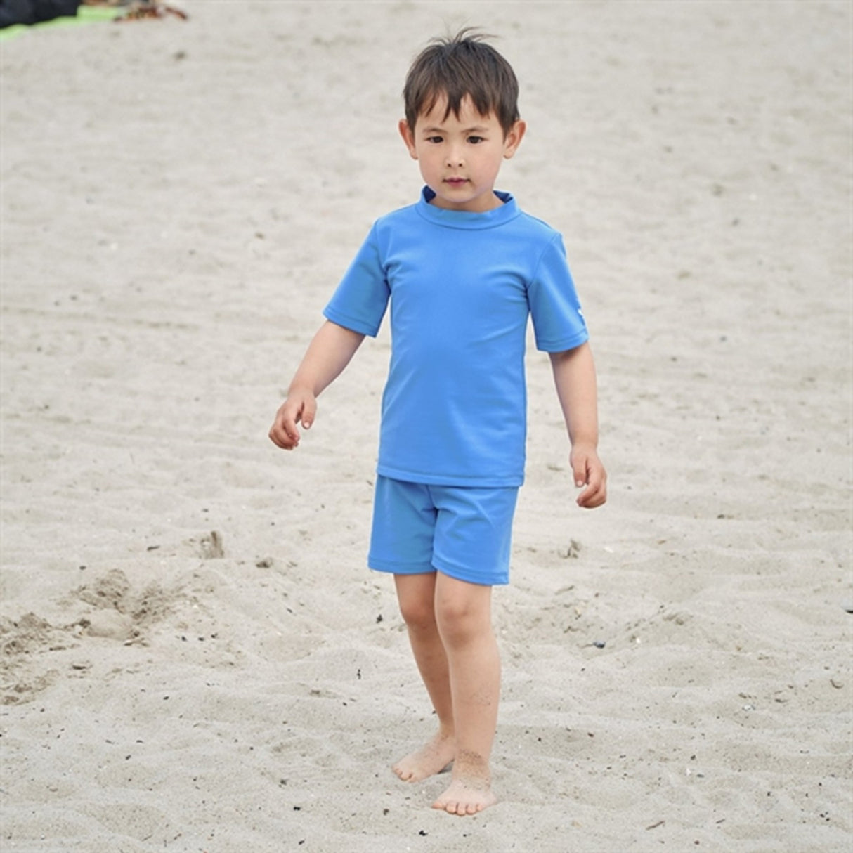 Petit Crabe Azure Ash Swim Shirt 2